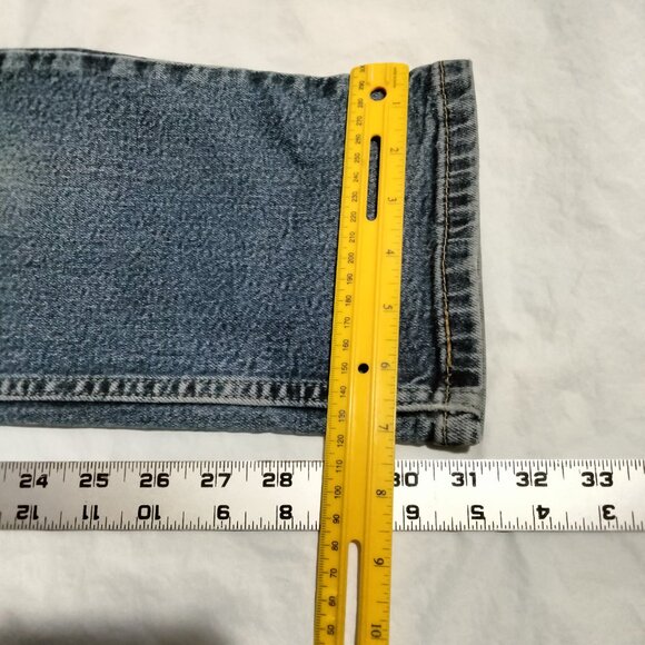 Levi's 514 Slim Straight Men's Jeans 32x32 Blue Denim (Loose Stitch and Stretch) - Picture 3 of 5